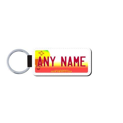 Personalized New Mexico 3 X 6 Plastic License Plate 