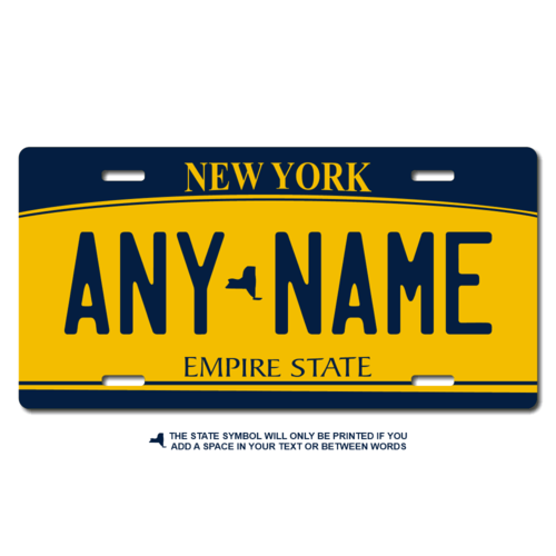 Any State Any Text Black Yellow Personalized Auto Bike Motorcycle License plates 
