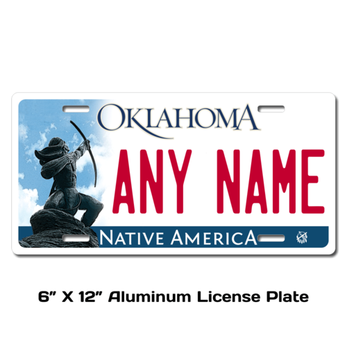 Personalized California 6 X 12 License Plate    