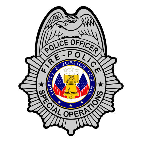 Custom Police Sheild Badge Decal