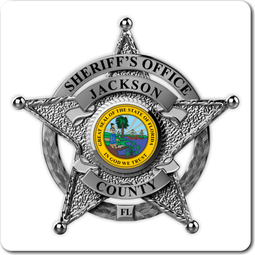 Custom Sheriff 5 point star Badge Vinyl Decal 