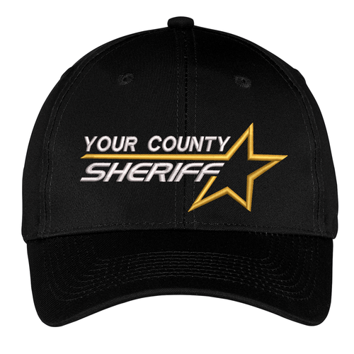 Sheriff Star Custom Flexfit Cap