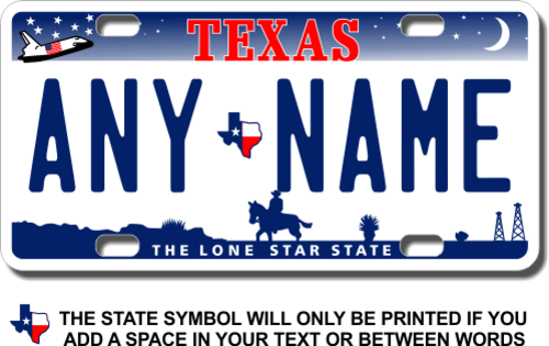 personalized-texas-license-plate-for-bicycles-kid-s-bikes-carts-cars