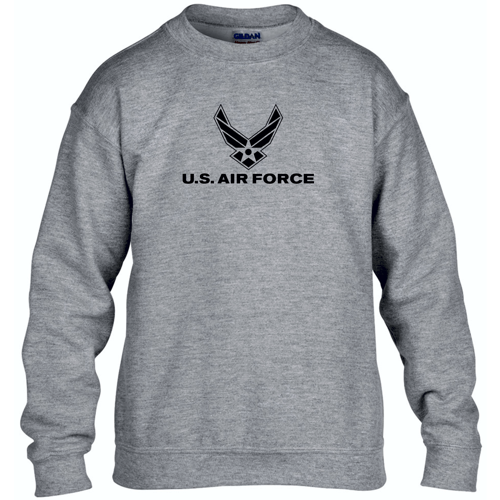 Youth US Air Force Grey Sweatshirt - Free Shipping