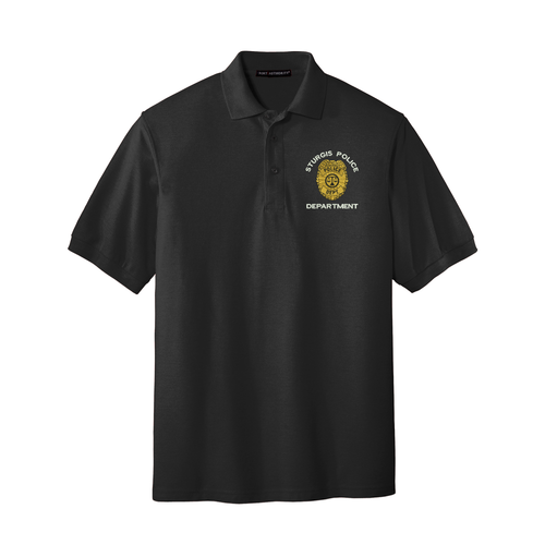 Custom Embroidered Law Enforcement Badge - Port Authority® Silk Touch™ Polo