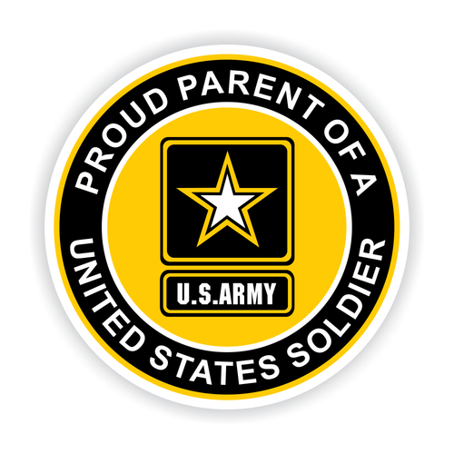 Proud Parent of a United States Soldier Car Magnet