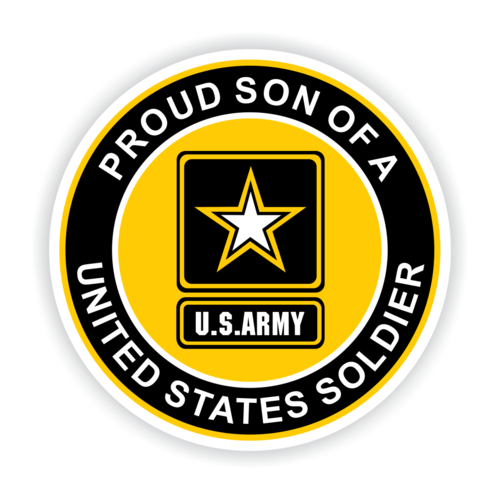 Proud Son of a United States Soldier Car Magnet