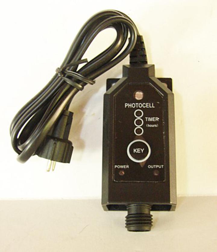 Timer With Photocell For 12 Volt Lights, Outdoor Timers For Fountains