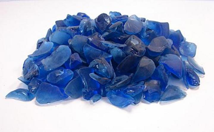 Cobalt Blue Sea Glass For Fountains Vases And Small Water Gardens