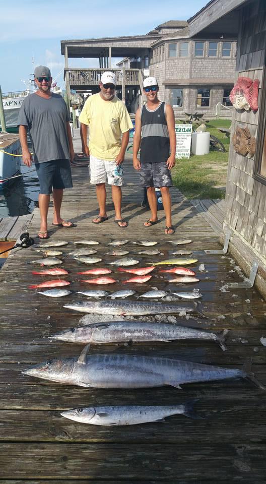 Outer Banks Fishing Report for 8/9/2016