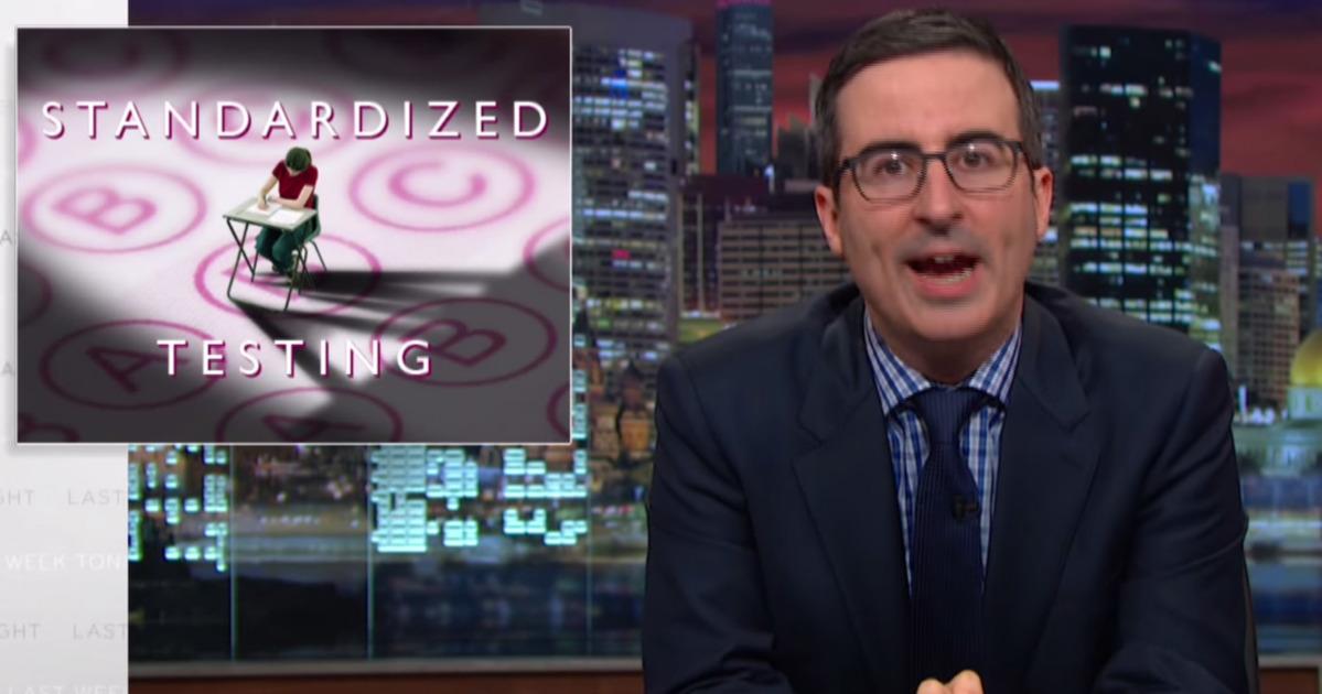 John Oliver Cites Seattle High School While Taking On Standardized Testing 