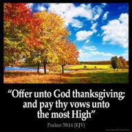 Unashamed Thankfulness