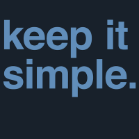 Keep It Simple