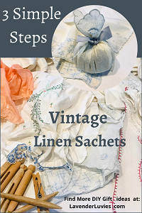 Vintage Linen Sachets
