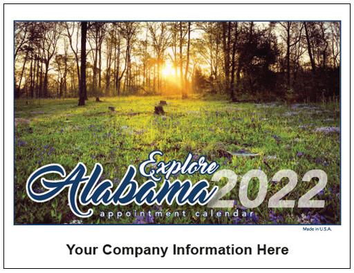 State Calendars for 2022 - Alabama