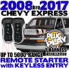 Plug Play Ready Chevrolet Express Van Remote Starter