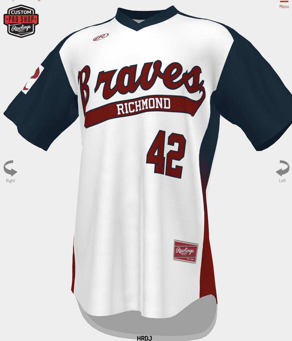 rawlings custom jerseys