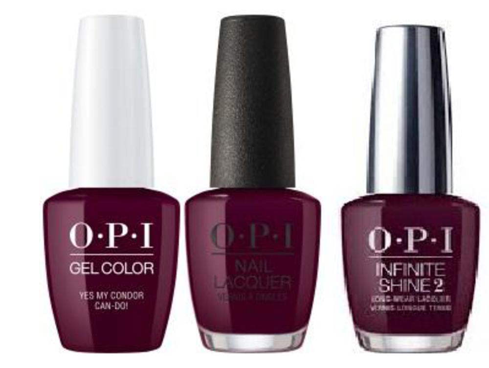OPI Yes My Condor Can Do Polish, Infinite Shine or Gelcolor
