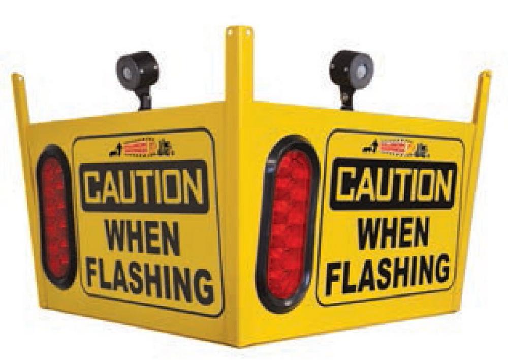 Loading Dock Equipment Forklift Traffic Light Hanging Mount