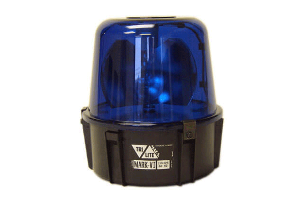 Blue rotating beacon sale