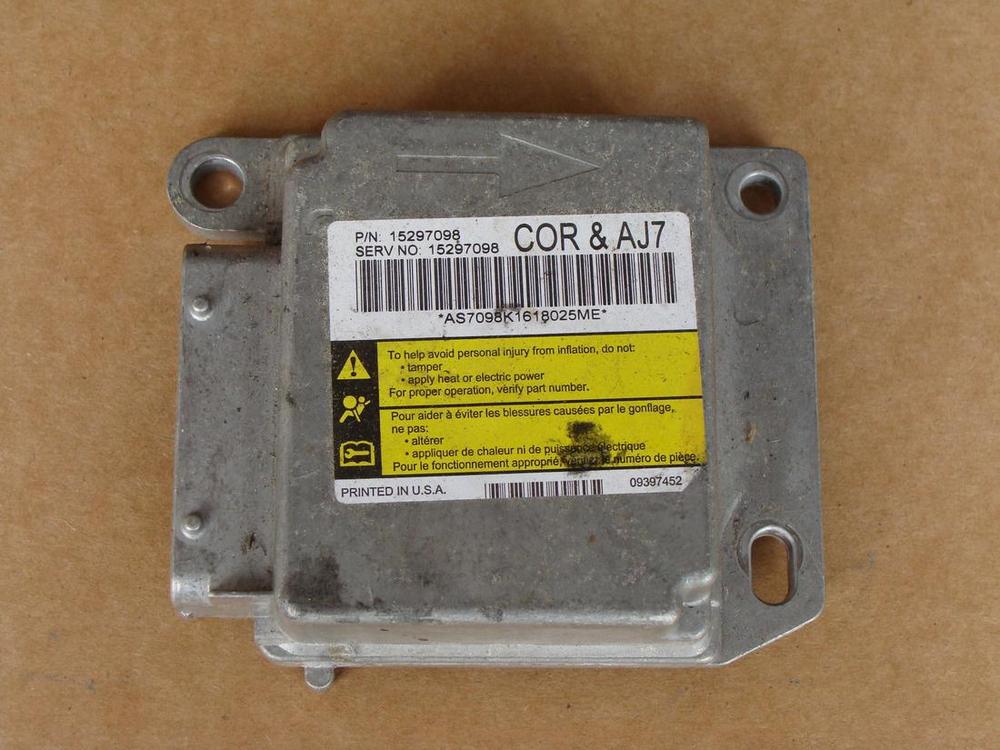 0708 C6 Corvette Airbag Air Bag Control Module Unit 15297098