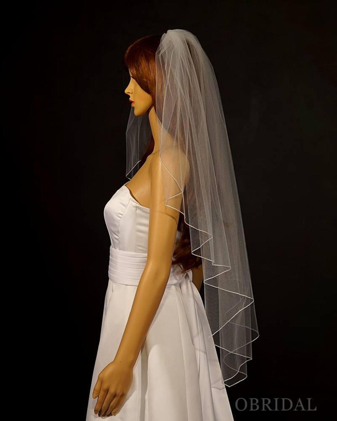 Angel Cut Veil, Wedding Veil Styles