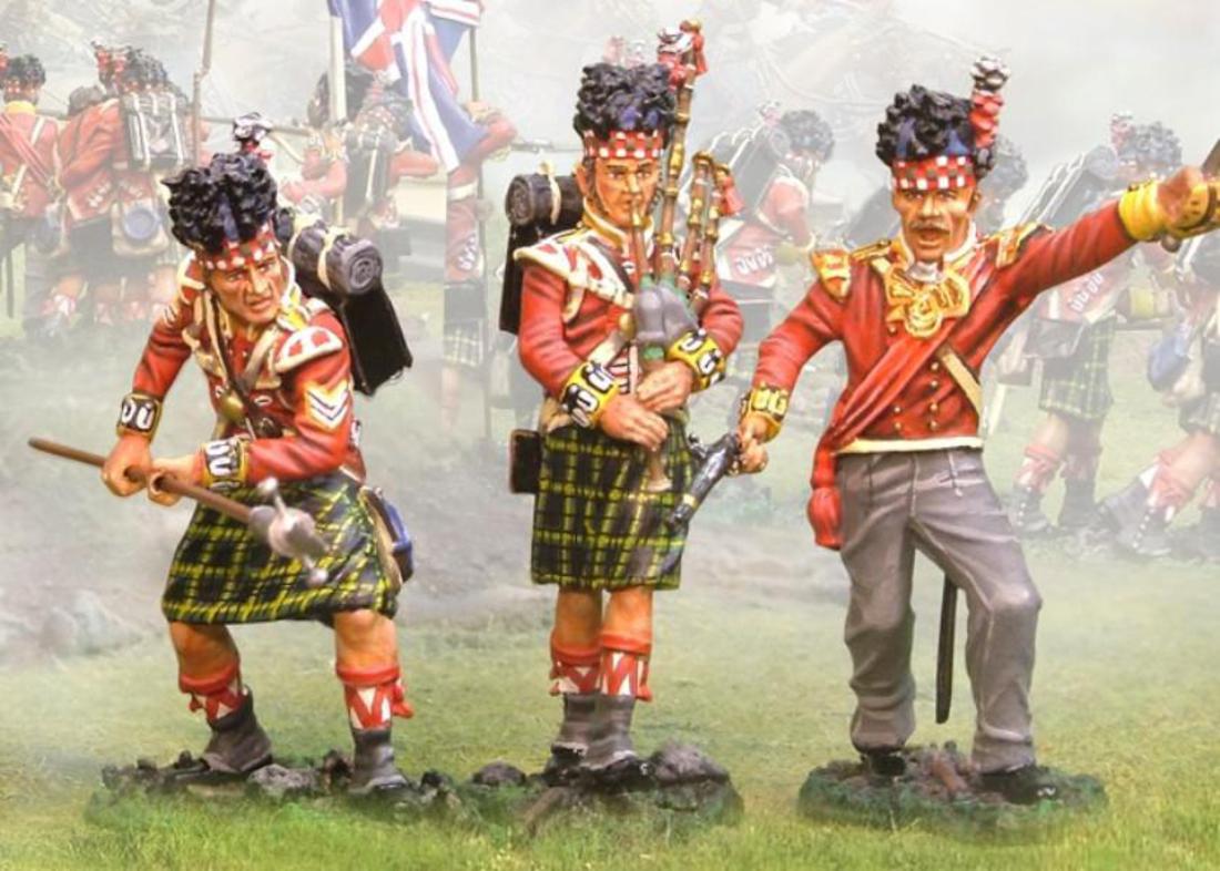 Kings Colour 92nd Highlanders Gordon. Британцы и персы 20 век. Is the toy soldier in the box