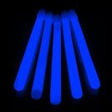 Blue slim glow sticks