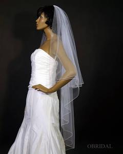 OBRIDAL Custom Wedding Veils - ST2-9659 - 2 Tier Waltz Veil