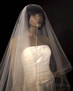 Horsehair Veil, Bridal Drop Veil, Bespoke Veil, Wedding Veil, off White Veil,  Ivory Veil, Champagne Veil, Cathedral Veil, 2 Tier Veil,p03 