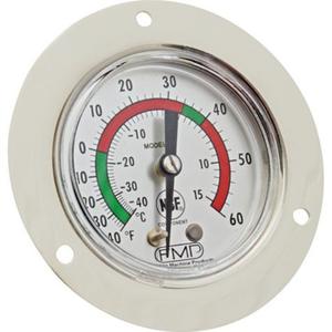 Cooper-Atkins DM120S-0-3 Digital Panel Thermometer with 2 Back Flange