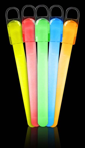 assorted colors glow sticks