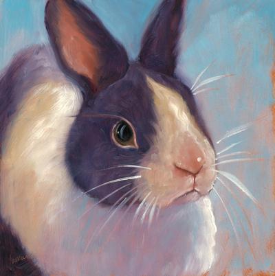 Lorraine Kovenz Bushek Oil Painting Studio Oil Paintins Of Rabbits