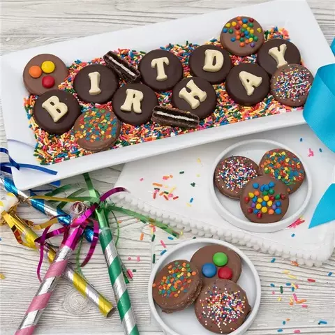 Birthday Idea Treat - Chocolate Covered Oreos