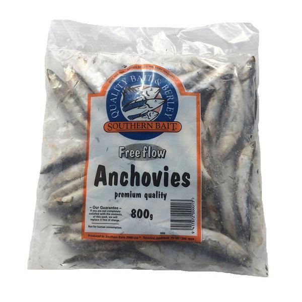 Southern Bait Anchovies 800g frozen