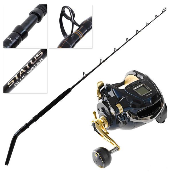 Shimano Beastmaster 9000A Status Blue Water Bent Butt Electric Combo