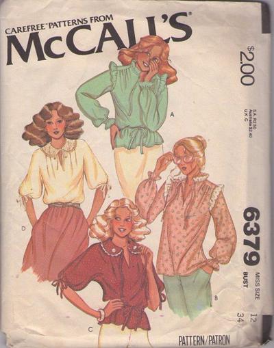 MOMSPatterns Vintage Sewing Patterns - McCall's 6379 Vintage 70's ...