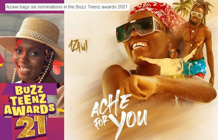 Azawi nominated six times in the Buzz Teenz
