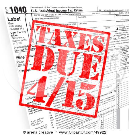 APRIL 15th TAXES AND TRIUMPH