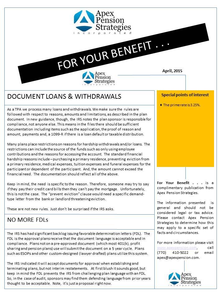 Document Loans & Withdrawals