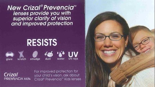 Crizal Prevencia - Glasses Lenses That Protect!