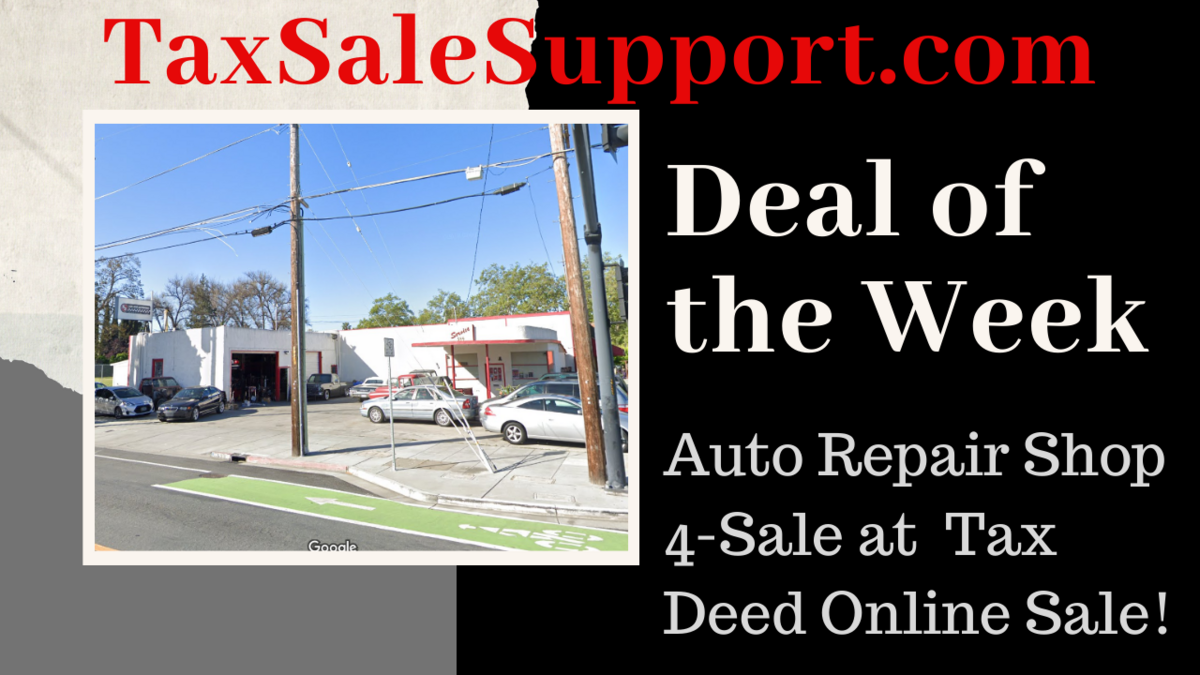 California Tax Deeds For Sale: Deal of the Week