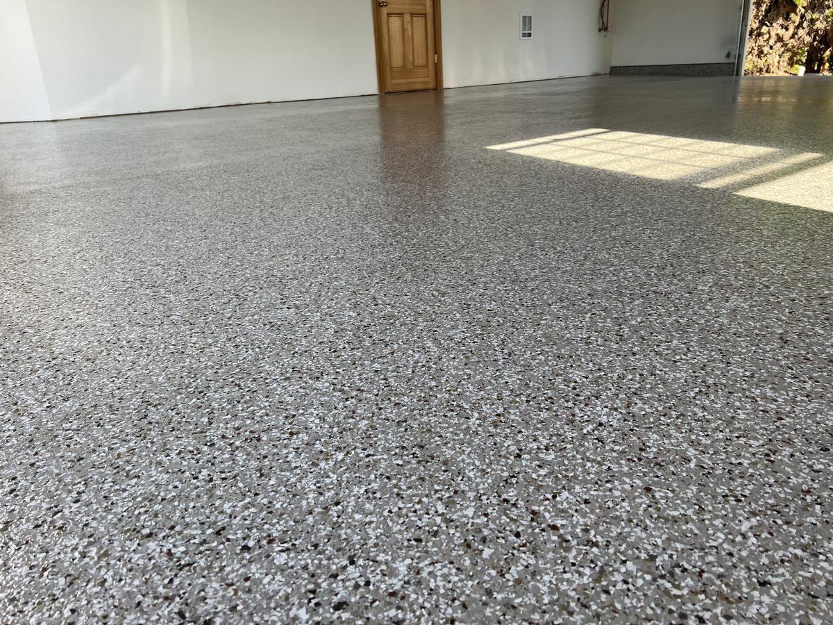 New Polyaspartic Garage Floor for the Swaney Family in Battle Ground, WA