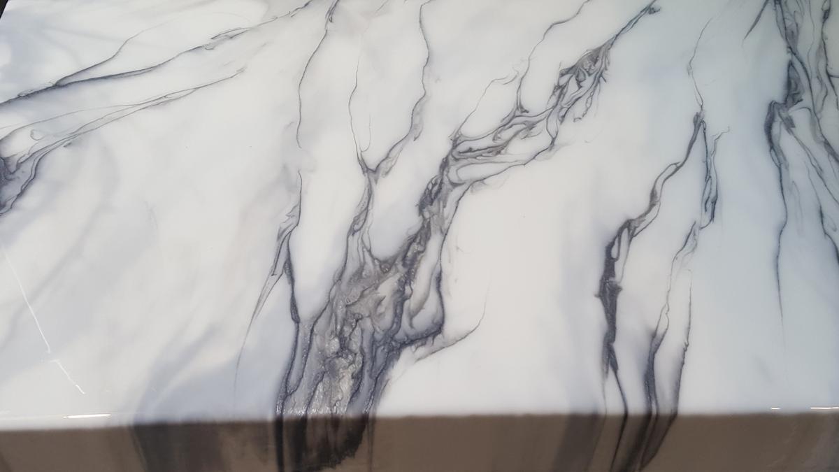 How to Make White Carrara Marble with Epoxy