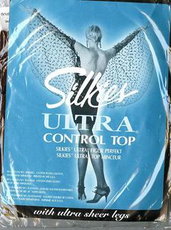 Silkies Ultra Control Top Pantyhose with Ultra Sheer Legs Mocha Size  X-Large (SKUCT)