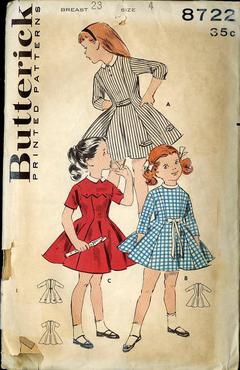 Vintage Butterick Clothing Patterns.