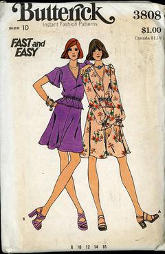 Butterick 4559 Sewing Pattern Women/'s Dress Size 12-14-16 Uncut Factory Folded