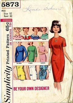 Vogue 1084 Vintage 1956 Misses’ Dress Pattern 