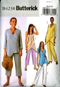  Butterick 4396 Sewing Pattern Misses Full Figure Tops