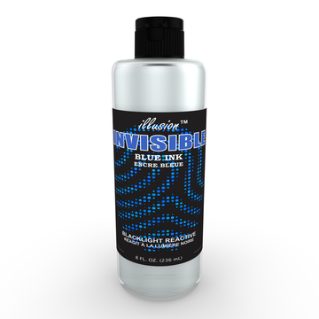 Opticz invisible UV Blacklight Reactive Blue Invisible Ink - 8 oz. Bottle